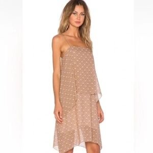 THEORY Layered 100% Silk Print 'Dafeon' Dress